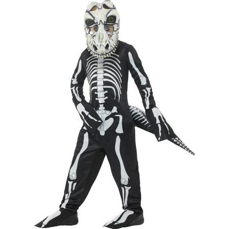 Dinosaurus Kostuum | T Rex Dinosaurus Skelet | Jongen | Large | Halloween | Verkleedkleding